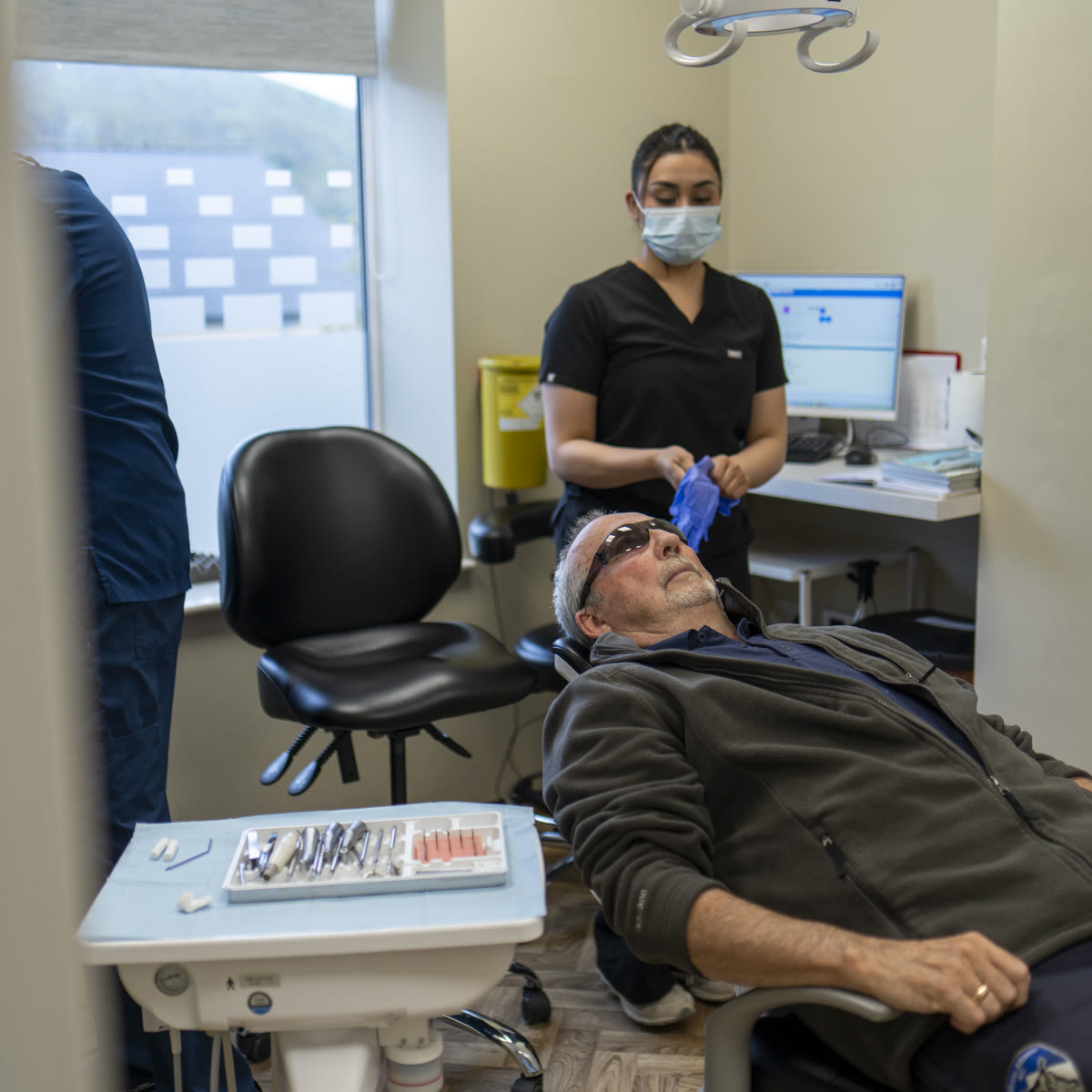 A patient appointment at The Peaks Dental & Implant Centre