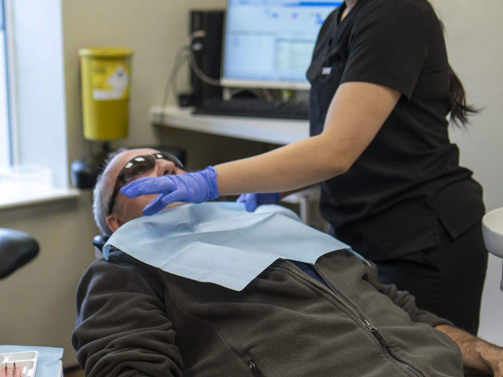 A hygiene appointment at The Peaks Dental & Implant Centre